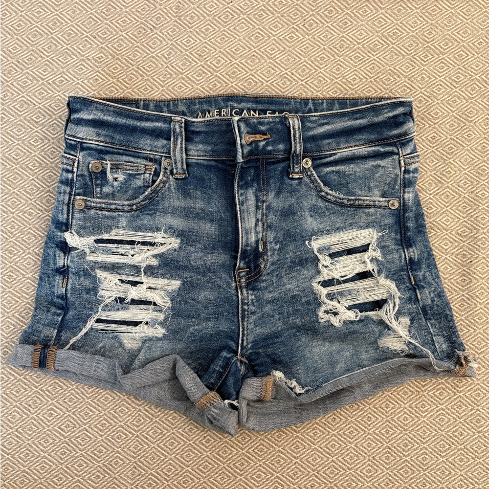 American Eagle Outfitters Distressed Denim Shorts